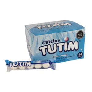 CHICLE TUTIM DISP. MENTA 24X24