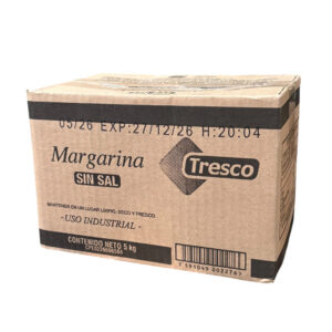 MARGARINA TRESCO S/SAL*5 KG