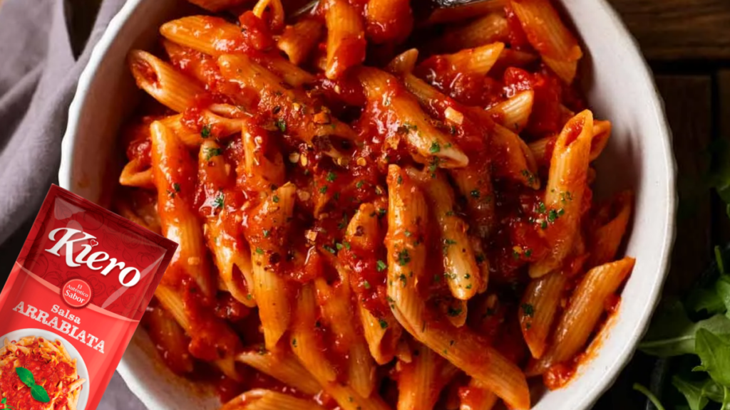 Pasta en Salsa Arrabiata Kiero.
